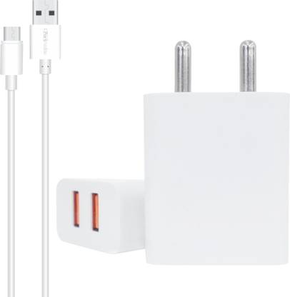 Portronics 10 W 2.4 A Wall Charger for Mobile with Detachable Cable