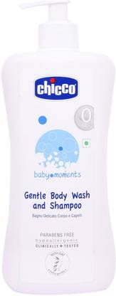 Chicco Baby Moments Gentle Body Wash and Shampoo (500ml)
