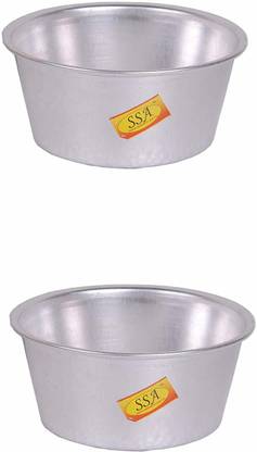 Shivshakti Arts Aluminium Dessert Bowl Handmade Pure Aluminum Donga patila Bowl