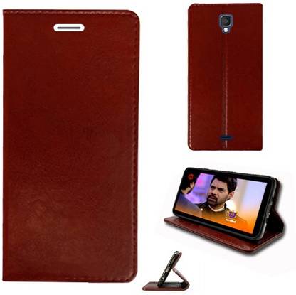 Hpa Flip Cover for Micromax Bharat 4 2019