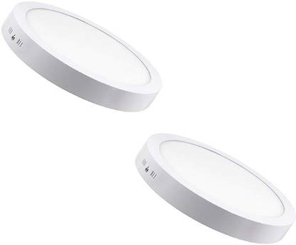 Happy Selling 22W LED Round Surface Panel Lights (Pack of 2) Ceiling Light Ceiling Lamp