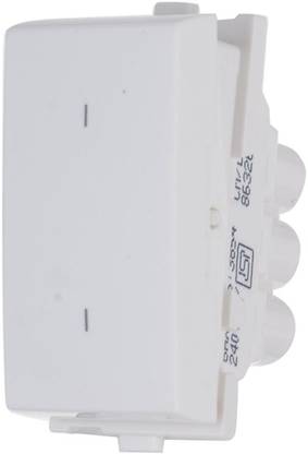 ANCHOR penta modular 2 Way 1 M 6A Switch (Pack of 4, White) 6 A Two Way Electrical Switch