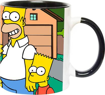 ARTBUG The Simpsons Game -2038-BLK Ceramic Coffee Mug