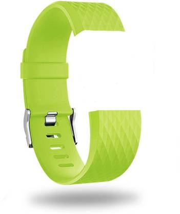 CellFAther Watch Band Replacement Wristband Strap for Fitbit Charge 2_(Size-Small) Lime -Watch Not Included Smart Watch Strap