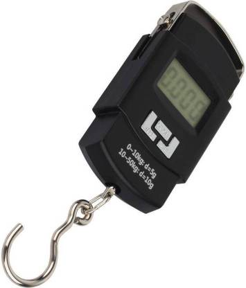 Rorian Pocket Hanging Luggage Weighing Scale Digital Capacity 50 Kg Hanging Steel Hook Weighing Scale
