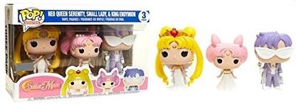 Funko Animation Sailor MoonExclusive 3 Pack Neo Queen Serenity,Small Lady King Endymion