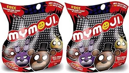 Funko MyMoji Five Nights at Freddys Mini Toy Action Figure Emoji and Exclusive Digital Download Emoji in each pack 2 Random Packs