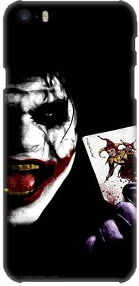 LEEMARA Back Cover for Apple iPhone 5 - Joker Print Mobile Back Case Cover