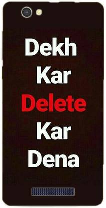METOO Back Cover for Xolo Era X, Text,Shayari, Funny Quote Design Back Cover Print : 41