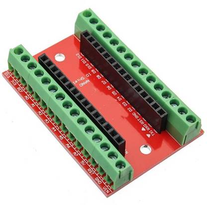 Robokitshop NANO IO Shield Expansion Terminal V3.0 PCBBoard Module For Arduino Electronic Components Electronic Hobby Kit