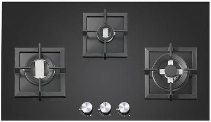 Carysil Carysil Tek 3 Burner Built in Glass Hob 90 cm Glass Automatic Hob