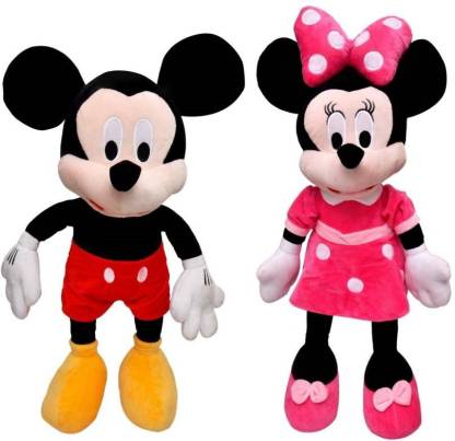 skky bell Kid's Fav Mickey Minnie Mouse Stuffed Soft Toys-Medium  - 30 cm
