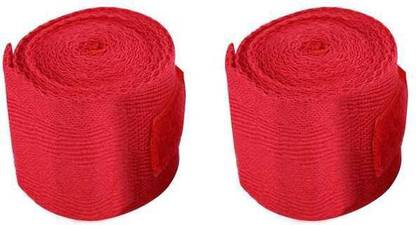 DreamPalace India Best Quality Stretchable (113 inches) Red Red Boxing Hand Wrap