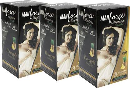MANFORCE PINEAPPLE 3 WITH 3 IN 1 Condom
