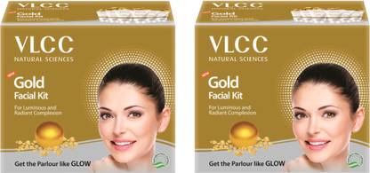 VLCC Gold Facial Kit Pack Of 2, Each Of