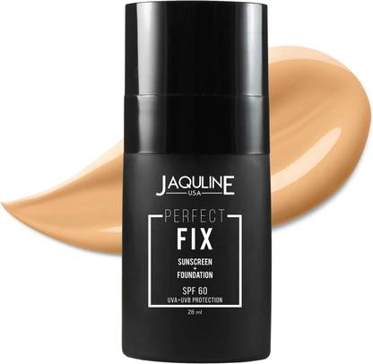 Jaquline USA Perfect Fix Sunscreen + Foundation SPF 50 UVA + UVB Protection Foundation