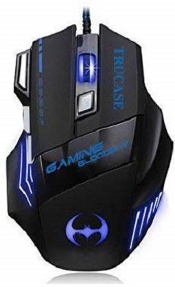 Trucase 3200 DPI, 7 Button LED Optical USB Wired Ambidextrous Optical  Gaming Mouse
