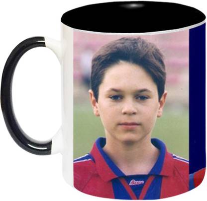 ARTBUG Andres Iniesta 1996 -1966-BLK Ceramic Coffee Mug