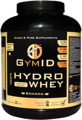 GYM ID Usa Made 100% Hydro Isolated वे प्रोटीन