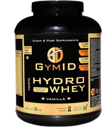GYM ID Usa Made 100% Hydro Isolated वे प्रोटीन