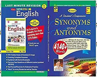 A Students Companion Synonyms & Antonyms 4140+ Words