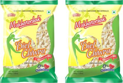 MUKHAROCHAK DIET CHIRA (Pack of 2, 200 gm each)