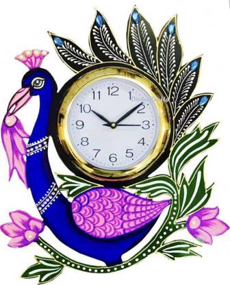Kabir Crafts Analog 40 cm X 3 cm Wall Clock
