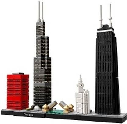 LEGO Architecture Chicago 21033 Skyline Building Blocks Set (444 pieces)