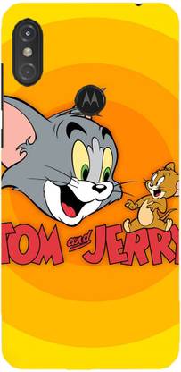 NDCOM Back Cover for Motorola Moto One Power Tom And Jerry Printed