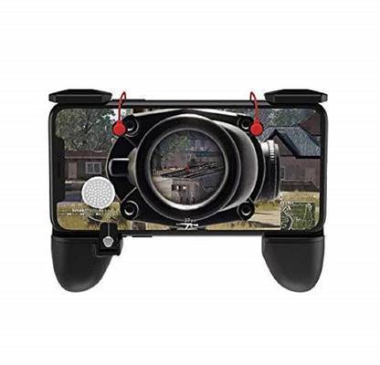 SJK 3 in 1 PUBG Game Fire Button Aim Key Smart Phone Trigger  Gaming Accessory Kit