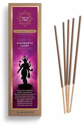 तत्वा योग Aishwarya Lakshmi Premium Quality Long Lasting Incense Sticks For Daily ऐश्वर्या लक्ष्मी अगरबत्ती