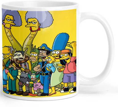 Ashvah The Simpsons Game 2035 Ceramic Coffee Mug
