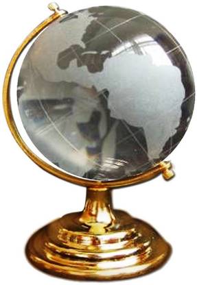 numeroastro Vastu | Feng Shui Crystal Globe With Stand (Big) (12 Cms) (1 Pc) Decorative Showpiece  -  12 cm