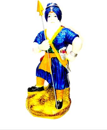 BS Handicrafts BS Handicraft Small Nihang Singh Ji Idol 9 20.32 CM ) Decorative Showpiece  -  20.32 cm