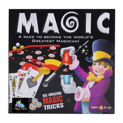 Ekta Magic 65- Amazing Magic Tricks. Magic Kit Gag Toy