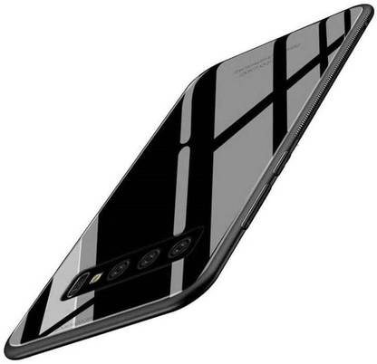 Mobilive Back Cover for Samsung Galaxy S10 Glass Back Cover with Side Soft TPU, Slim Profile, Durable Case