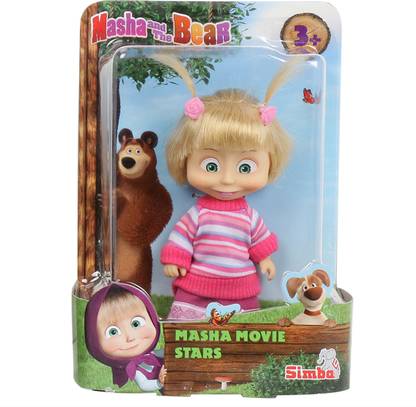 SIMBA Masha Movie Stars in Movie maker outfit, 12 cm