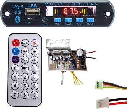 ELPH Bluetooth FM Module with Audio Amplifier IC 6283 Board Sound Recorder and Sound Circuit Electronic Hobby Kit