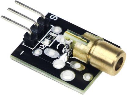 BMES Electronics Laser Module 650nm 6mm 5V 5mW Red Laser Diode with PCB (Red) Light Electronic Hobby Kit