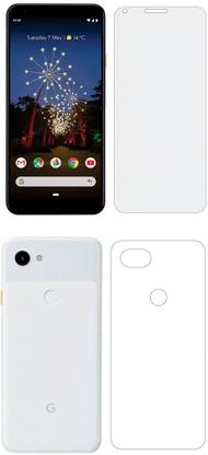 Screen O scratch Front and Back Screen Guard for Google Pxel 3A