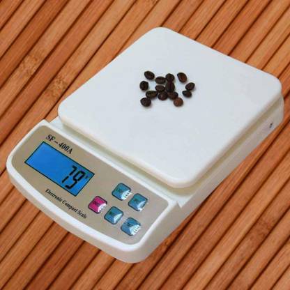 LS Letsshop SF 400 5kg Digital Electronic Weighing Scale (White) Weighing Scale