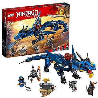 LEGO NINJAGO Masters of Spinjitzu: Stormbringer 70652 Ninja Toy Building Kit (493 Piece)