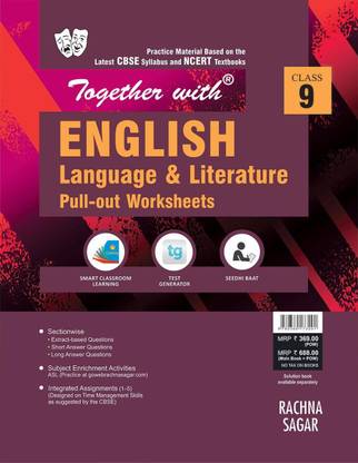 Together with English Language & Literature Pullout Worksheet for Class 9