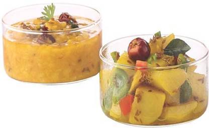 BOROSIL Glass Vegetable Bowl Large Glass Kattori, 180ml, Borosilicate Glass Bowl Set