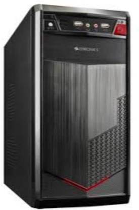 ZEBRONICS cpu+case computer cpu cabinet_aa7 Full Tower Cabinet with USB 2.0 Ports Compatible with Computer