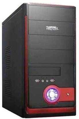 ZEBRONICS cpu+case computer cpu cabinet_aa6 Full Tower Cabinet with USB 2.0 and USB 3.0 Ports Compatible with Computer