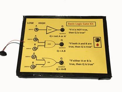 project hub Basic Logic Gate Kit Science Project (Base--hardboard) Educational Electronic Hobby Kit