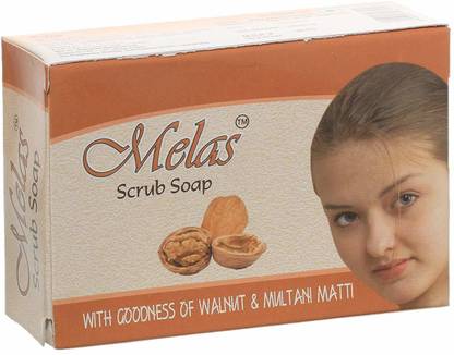 Melas Scrup soap 75g pack of 3