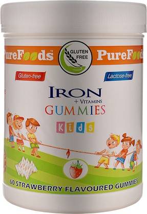 PureFoods Iron + Vitamins Gummies For Kids
