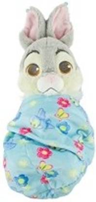 DISNEY Baby Thumper Bunny Rabbit from Bambi in a Pouch Blanket Plush Doll